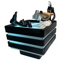 Goofy In Hot Tub 3d sculpture