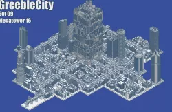 GreebleCity Set 09: Megatower 16