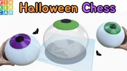 Halloween Chess Eyeball Case