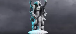 Halloween Hooded Monster Statue