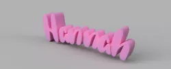 Hannah Name sign