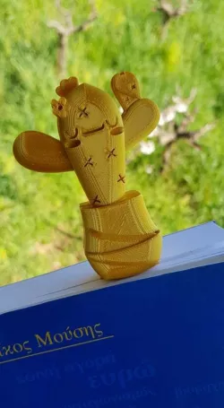Happy Cactus Bookmark 3D