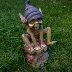 Happy elf figure