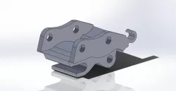 Hitachi zx250 rapid connection for bucket
