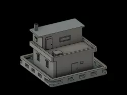 house with balcony
