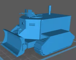 Improvised Armored Bulldozer
