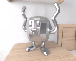 Jake The Dog Chibi LowPoly