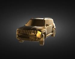 Portachiavi Jeep Renegade 3D model