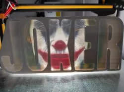 joker stencil lithophane box