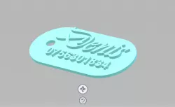 Keychain with name