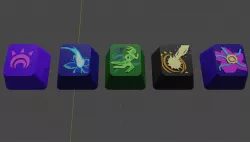 KEYS / KEYCAPS NEEKO LEAGUE OF LEGENDS LOL