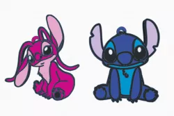 Lilo and Stitch keychain (Angela and Stitch)