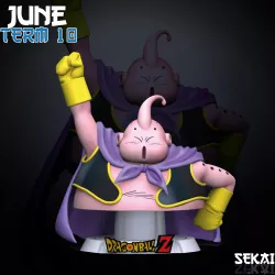 Majin Boo Bust - Sekai 3D Models - Tested and Ready for 3D printing