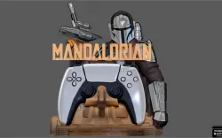 MANDALORIAN PS5 PS4 CONTROLLER HOLDER MODEL STARWARS DISNEY