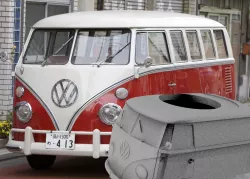 Mate VW Volkswagen Furgon Hippie