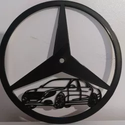 mercedes theme clock