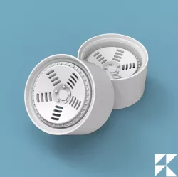 Modern wheels - Rotiform BM1 style - wheel set for scale models and diecast