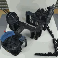 "modular Sci-fi Outpost" - FULL SET - War hammer/Killteam Tabletop Terrain - fully modular wargaming terrain