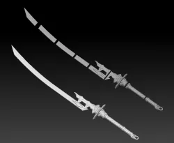 NIER AUTOMATA COSPLAY Virtuous Treaty Sword
