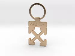 Off-White Arrows motif keyring
