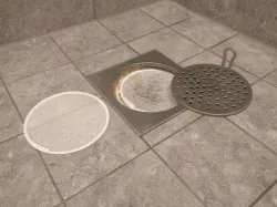 Parametric floor drain filter