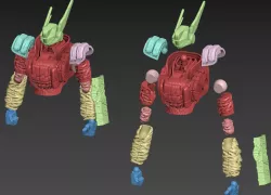 Patlabor 3D Printable 100mm