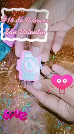 Photo camera keychain