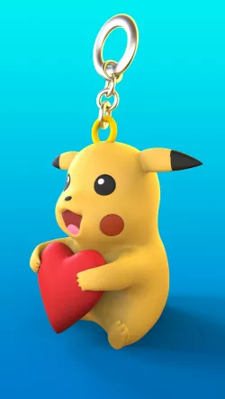 Pikachu keychain
