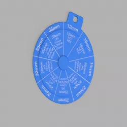 Pocket Hole Screw Size Tool