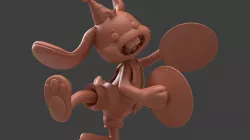 Poppy playtime Bunzo Bunny fan made 3d print model