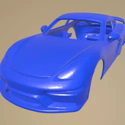 PORSCHE 718 CAYMAN GT4 2020 PRINTABLE CAR BODY