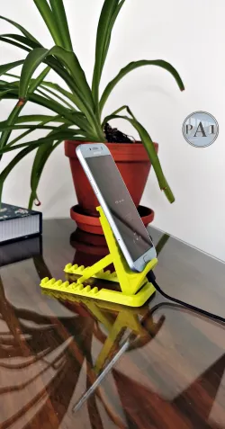 Print-in-place cell phone stand V002!