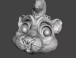 PUNK Lab Rat Monster- STL file, 3D printing