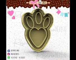 Rabbit paw cookie cutter - rabbit paw cookie cutter