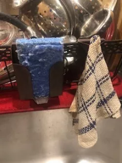 Rag and Sponge holder