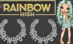 Rainbow High Daphne Minton Earrings