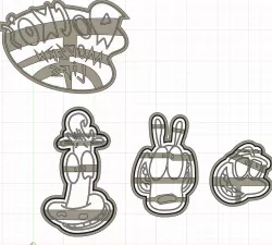 Rocko's Modern Life Cookie Cutter