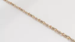 Rope chain link