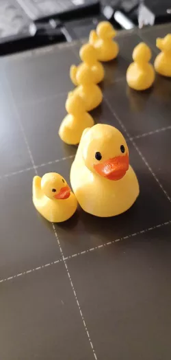Rubber Duck Miniature ducks Mommy and Baby