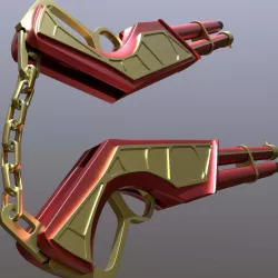 RWBY - Sun Wukong's Ruyi Bang and Jingu Bang - Gunchucks