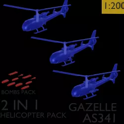 SA 342 Gazelle HELICOPTER (3 IN 1)