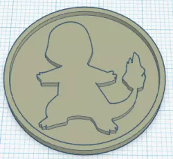 Salameche coaster