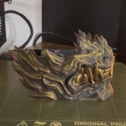 Samurai Dragon Mask | Liberty Square Fan Art