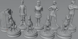 Scooby Doo Chess Set