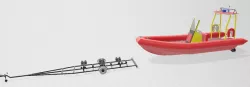 semi-rigid dinghy firefighter