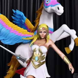 She-Ra, Princess of Power and Swift Wind for 3D Printing