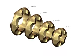 Simple crown shaped bead and charm 3D print model