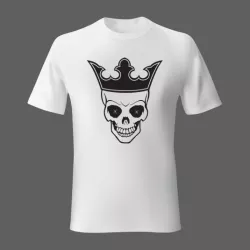 SKULL - CROWN SVG / STL