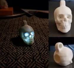 skull necklace charm