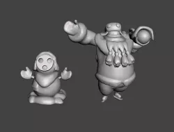 Snow day Bard 3D Model